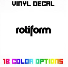 Rotiform Front Side Windshield Decal Vinyl Car Sticker Auto Window Exterior DIY