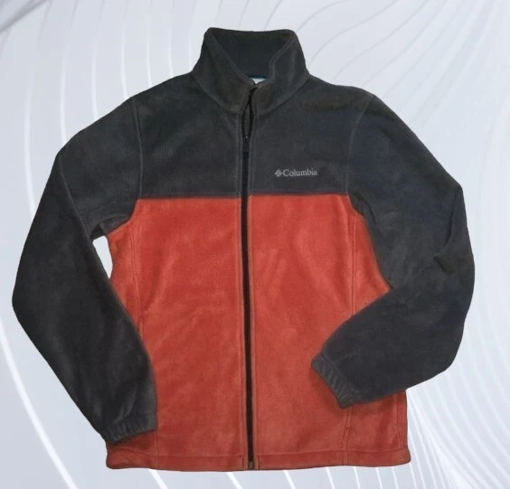 Columbia Soft Shell Jacket Fleece Lined Polyester Full Zip Pockets Adult S