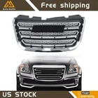 For GMC Terrain SLT 2016-2017 Front Center Mesh Grille Bumper Grill Chrome