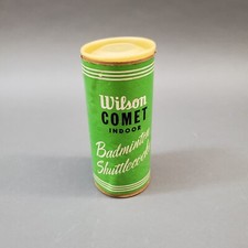 Vintage Wilson Comet Indoor Badminton Feather Shuttlecocks.