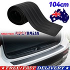 <!--F#f_0-->104cm Car Rear Bumper Protector Trim Black Rubber Sill Plate Cover Universal AU<!--F/-->