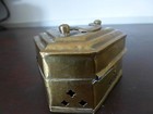 Superb vintage middle eastern brass container / box 3 1/2" [Y7-W6-A8] — photo 4