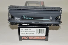 HO scale Atlas Cancarb Canada Carbon ACF 3560 covered hopper car train 74080