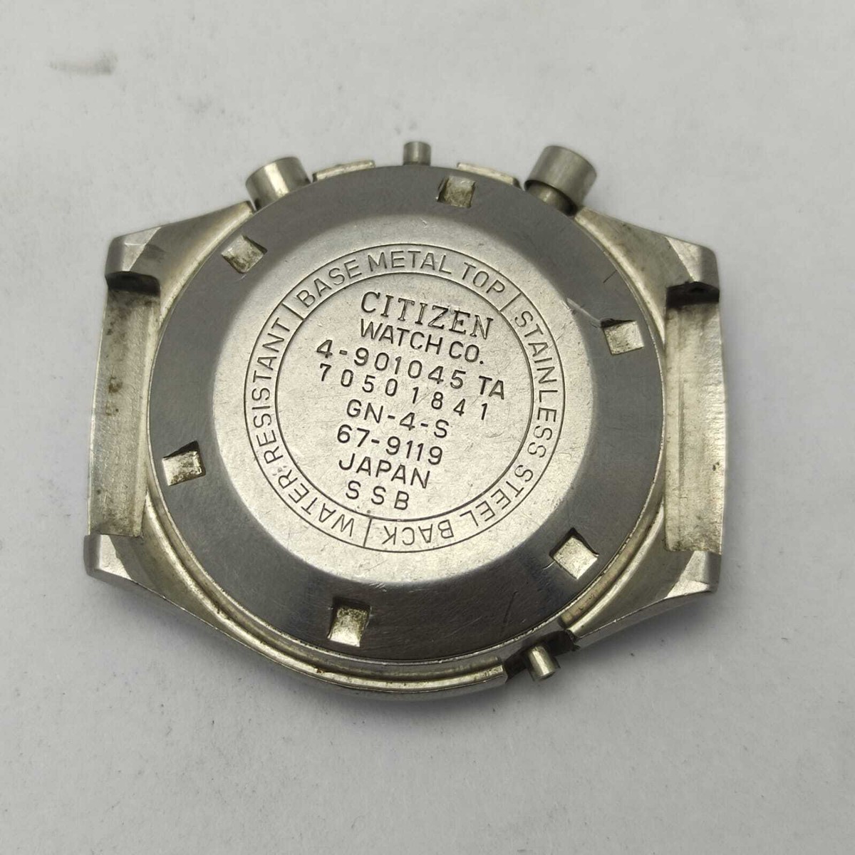 Citizen Spider Chronograph 67-6119 Automatic Vintage Watch Case