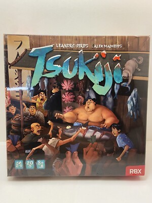 Tsukiji RBX Board Game (2018) 1930s Tokyo Fish Market Strategy Game NEW