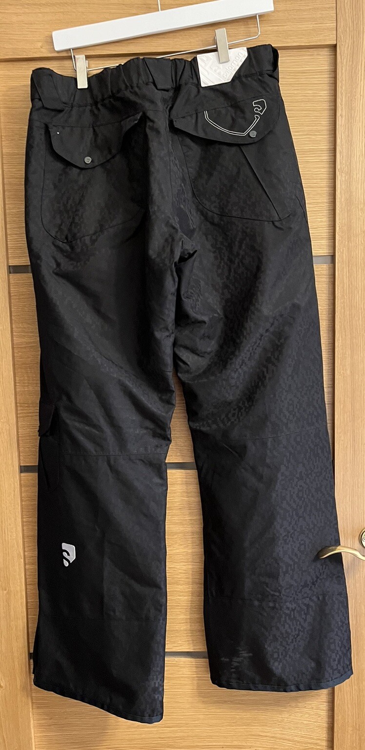 Salomon pantaloni da neve donna sci CLIMA PRO neri tasche dz Large