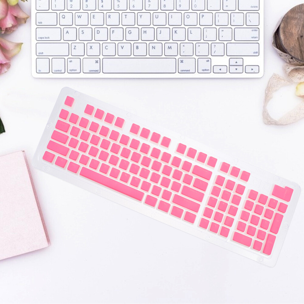 Non-Greasy Mechanical Keyboard Keycaps with Comfortable Texture