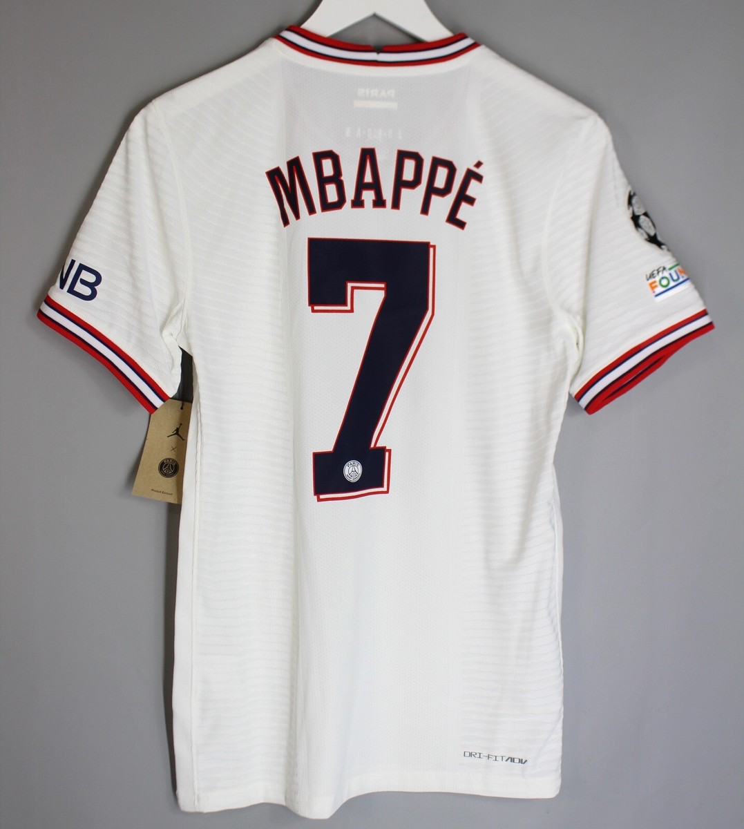 PSG PARIS SAINT GERMAIN 2021 2022 4TH SHIRT JERSEY #7 MBAPPE