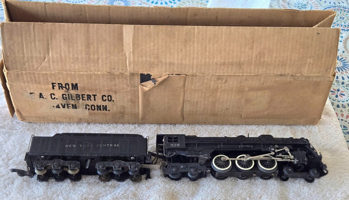 Vintage American Flyer 322 Steam Engine & Tender Auction