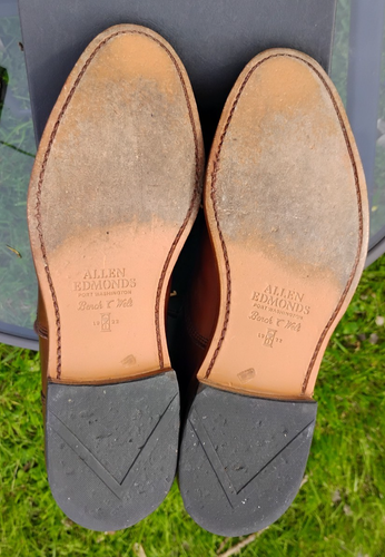 Allen Edmonds 8.5D Park Avenue Dress Boots in Dark Chili IOB EUC USA $495 - Picture 11 of 14