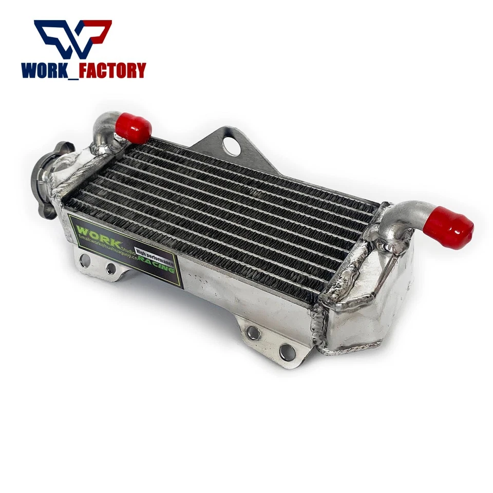 Radiador de alumínio + mangueira de líquido de arrefecimento para Kawasaki KX65 2000-2021 2020 2019 2018 2017 - Imagem 4 de 4