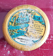 scatola di latta pastiglie valda alluminio '900