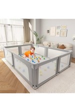 Seeday Large Foldable Baby Playpen for Babies Toddlers