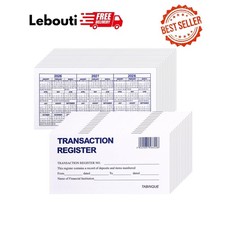 24 PCS Check Registers for Personal Checkbook, Easy to Read Checkbook Register