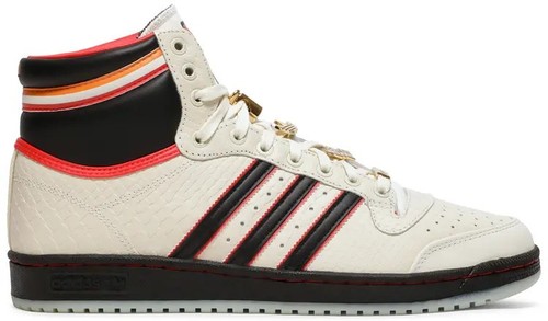 Adidas Original *11/650 Top Ten Hi undefeated X Estevan Oriol Sneakers Size 12 Three Dots Wide Leg Black Rayon Pants Women main image 3