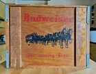 Vintage 70's Anheuser-Busch Budweiser Wooden Beer Crate Box St. Louis MO Brewery