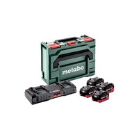 Metabo Basic-Set 4X Lihd 5.5Ah Asc 145 Duo + Metabox 145