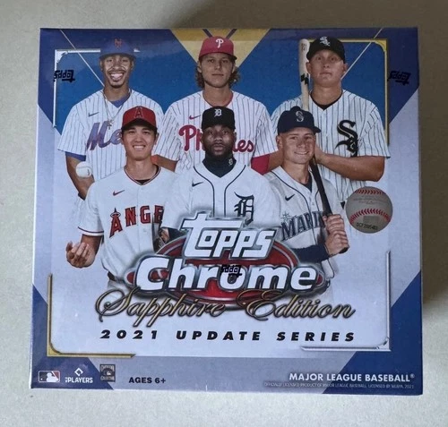 2021 Topps Chrome Update Sapphire Edition MLB Baseball Hobby Box Factory Sealed