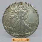 1941-D Walking Liberty Half Dollar, 90% Silver - #C59951NQ