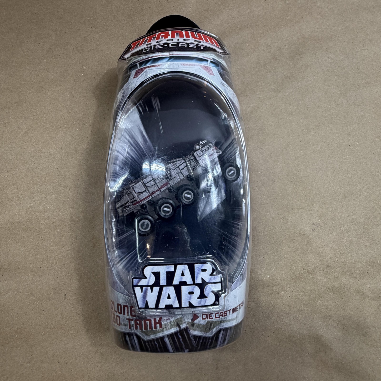 Vintage Hasbro Star Wars Titanium Clone Turbo Tank Diecast N
