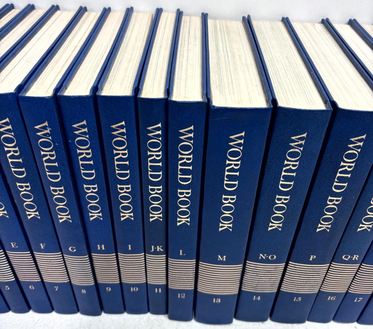 World Book Encyclopedia 1985 Complete Set 22 Volumes Blue