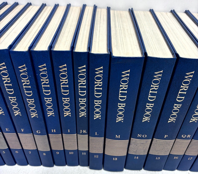 World Book Encyclopedia 1985 Complete Set 22 Volumes Blue