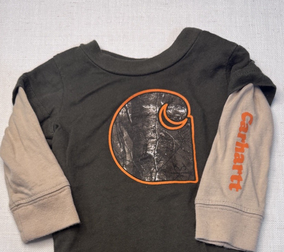Carhartt Infant One Piece Long Sleeve Size 3 Months