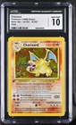 1999  POKEMON GAME DUTCH CHARIZARD BASE SET HOLO 1ST EDITION 4/102 CGC 10 GM