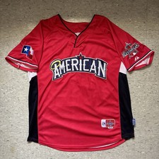 Majestic Josh Hamilton 2010 Los Angeles All Star Game Jersey Texas Rangers Sz 54