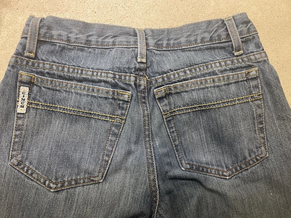Cinch Jeans Mens 29x30 White Label Straight Relaxed Fit Denim Cowboy Ranch Rodeo - Image 4 of 4
