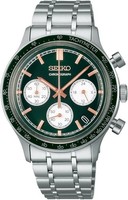 Seiko SBTR057 JDM Quarz Chronograph GrüNes Zifferblatt Edelstahl Herrenuhr...