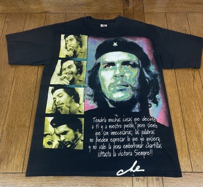 Vintage Che Guevara T-shirt Hasta La Victoria Siempre Mens Size L RARE Excellent