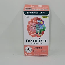 Neuriva 5 Original Brain Performance Capsules - 30 Ct  Exp 12/2026