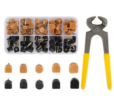 YEHAM 30 Pairs Women's High Heel Shoes Tips Pin, Round and Square Heel Repair...