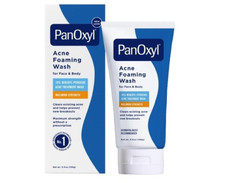 Acne Foaming Wash, Face & Body, Active ingredient 156g Moisture