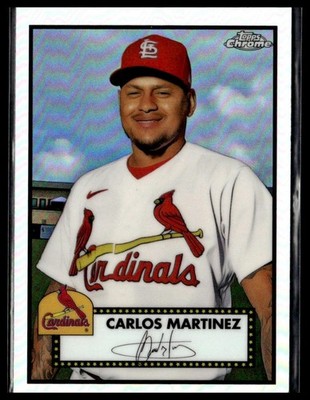 2021 Topps Chrome Platinum 459 Carlos Martinez St. Louis Cardinals Refractor