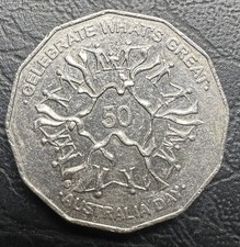 2010 Australia Day 50 Fifty Cent Coin - Australian Low Mintage Commemorative