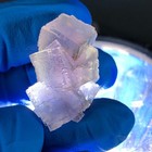 Columnar Cubic Fluorite Crystal Cluster w Stand Natural Mineral Specimen KLP-42 — photo 8