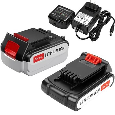 Decker Battery Lbxr20 Battery Charger For Black Decker Li-ion Battery Charger 12V 20V Serise LBXR20 LB20  LBX20 LBX4020 Electric Drill Screwdriver Tool Battery