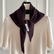 Women’s 100% Wool Knit Triangle Neck Scarf Soft Shawl Wrap Winter Warmer