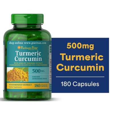 (Pack of 2) Puritan'S Pride Turmeric Curcumin 500 Mg - 360 Capsules