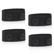 4 Pcs Duty Belt Keepers with Double Snaps