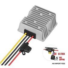 KInuoxj 20A 240W DC-DC 24V 36V 48V Step Down to 12V Converter Golf Cart