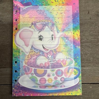 Lisa Frank Inspired Elephant Size A5 Refill Paper (50 Sheets)