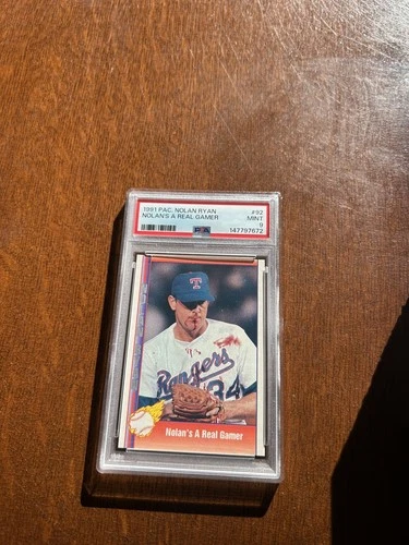 1991 Pacific Nolan Ryan #92 Psa 9 “A Real Gamer “+ 110 card set of Ryan Express