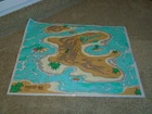 Marx Vintage Prehistoric Dinosaur Mountain 1 Million BC Play Mat ART.NO.MX1001