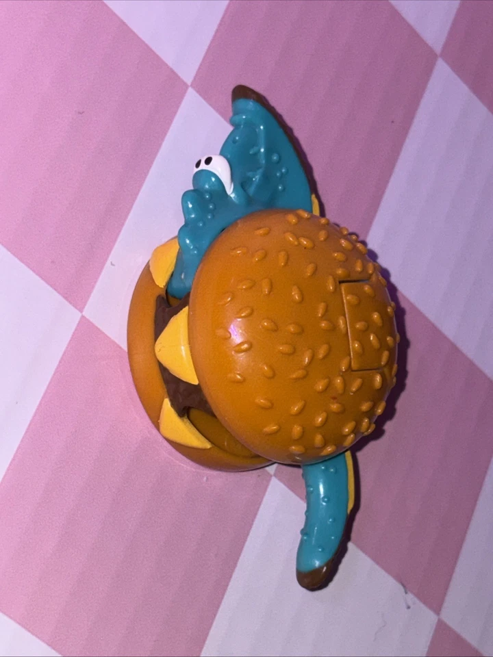 复古 1990 年麦当劳可更换快乐餐玩具恐龙变压器汉堡 — 第 2/2 张图片