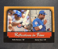 2001 Upper Deck Legends Reflections in Time #R7 Andre Dawson Sammy Sosa