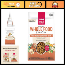 Grain-Free Beef Dry Dog Food - Human-Grade Whole Food Clusters, 5 lb Bag 17.20 per pound