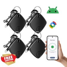 4 Pack Android Smart Tracker Tags, Google Find My Device, 2026 Model